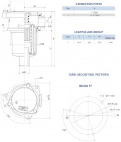 Фильтр сливной OMTF171C25NA1 (214 л/мин) - фото 2